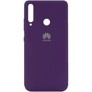 Оригинальный чехол Silicone Cover 360 (A) с микрофиброй для Huawei Y6P – Фиолетовый / Purple