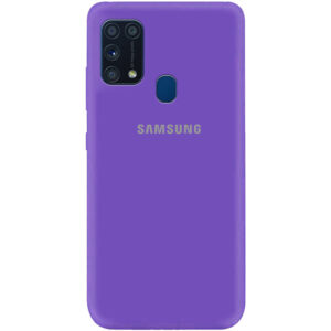 Оригинальный чехол Silicone Cover 360 (A) с микрофиброй для Samsung Galaxy M31 – Фиолетовый / Violet