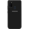 Чохол Silicone Cover A для Samsung Galaxy M30s / M21 Чорний / Black