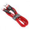 Кабель Baseus Cafule USB – Lightning 2.4A 0.5м Red 61087