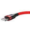 Кабель Baseus Cafule USB – Lightning 2.4A 0.5м Red 61089