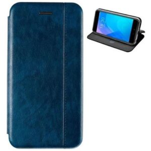 Кожаный чехол-книжка Leather Gelius для Huawei P Smart Z – Blue