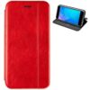 Кожаный чехол-книжка Leather Gelius для Huawei P Smart Z – Red