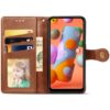 Чохол-книжка ETMA Gelan для Samsung Galaxy A11 / M11 Коричневий 64624