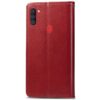 Кожаный чехол-книжка GETMAN Gallant для Samsung Galaxy A11 / M11 – Красный 64631