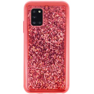 TPU+PC чехол Sparkle glitter для Samsung Galaxy A31 – Красный