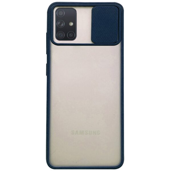 Чехол Camshield mate TPU со шторкой для камеры для Samsung Galaxy A71 – Синий
