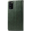 Кожаный чехол-книжка GETMAN Gallant для Samsung Galaxy A41 – Зеленый 65282