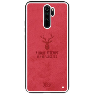 TPU+Textile чехол Deer для Xiaomi Redmi Note 8 Pro – Красный