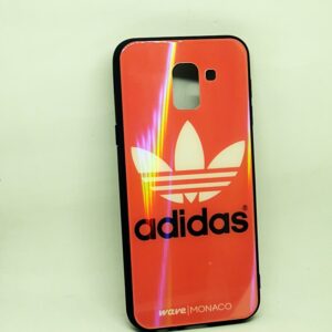 TPU+Glass чехол Monaco Case с рисунком для Samsung Galaxy A6 Plus 2018 (A605) – Adidas