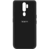 Оригинальный чехол Silicone Cover My Color (A) с микрофиброй для Oppo A9 (2020) / A5 (2020) – Черный / Black