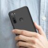 Матовый пластиковый чехол GKK 360 градусов для Xiaomi Redmi Note 8 – Черный 67529