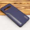 TPU чехол SHENGO Textile series для Samsung Galaxy S10 (G973) – Синий 65672