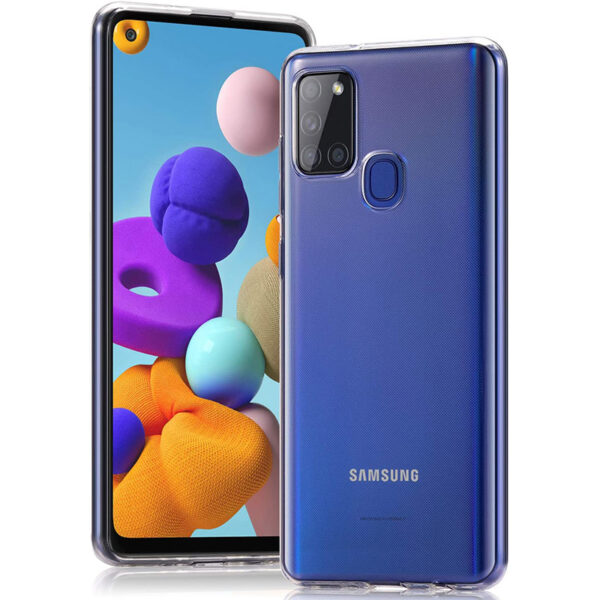 Чохол Stez для Samsung Galaxy A21s Прозорий