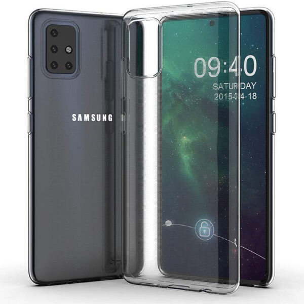 Прозрачный силиконовый TPU чехол для Samsung Galaxy A31