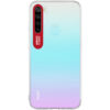Чохол Stez clear flash для Xiaomi Redmi Note 8 Прозорий / Червоний