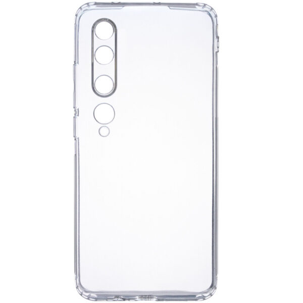 Прозрачный силиконовый TPU чехол GETMAN для Xiaomi Mi 10 / Mi 10 Pro