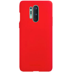 Силиконовый чехол TPU Molan Cano Smooth для OnePlus 8 Pro  — Красный