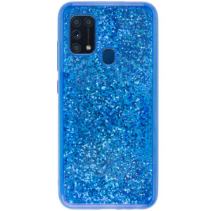 TPU+PC чехол Sparkle glitter для Samsung Galaxy M31 – Синий