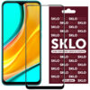 Защитное стекло 3D / 5D Premium SKLO Full Glue на весь экран для Xiaomi Redmi 9 / 9T / Poco M3 – Black