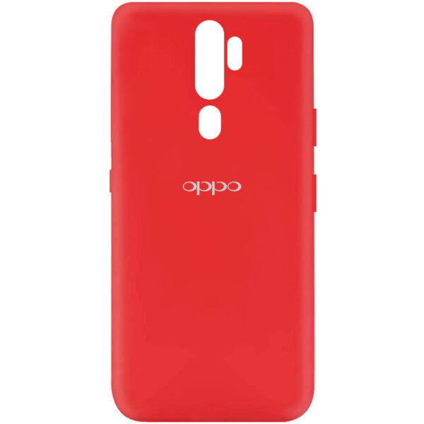 Оригинальный чехол Silicone Cover My Color (A) с микрофиброй для Oppo A9 (2020) / A5 (2020) – Красный / Red