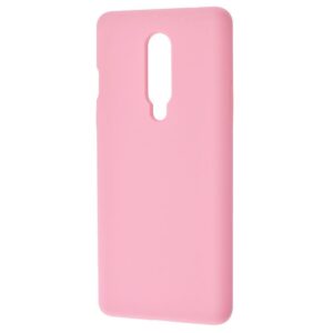 Чехол Silicone Case WAVE Full с микрофиброй для OnePlus 8 – Light pink
