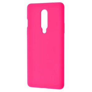 Чехол Silicone Case WAVE Full с микрофиброй для OnePlus 8 – Pink