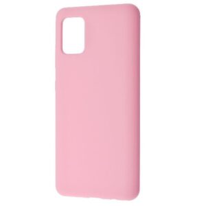 Чехол Silicone Case WAVE Full с микрофиброй для Samsung Galaxy S10 lite (G770F) – Light pink