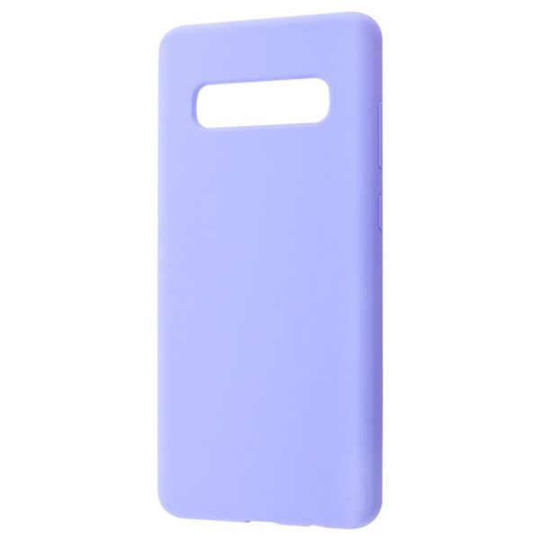 Чохол Silicone WAVE Full для Samsung Galaxy S10 Plus G975 Light purple