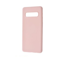 Чехол WAVE Colorful Case с микрофиброй для Samsung Galaxy S10 Plus (G975) – Pink sand