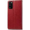 Кожаный чехол-книжка GETMAN Gallant для Samsung Galaxy A41 – Красный 65285