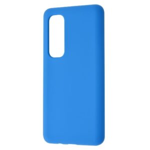 Чехол Silicone Case WAVE Full с микрофиброй для Xiaomi Mi Note 10 Lite – Blue