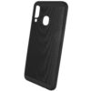 Ультратонкий дышащий чехол Grid case для Samsung Galaxy A40 2019 (A405) – Черный 65212