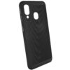 Ультратонкий дышащий чехол Grid case для Samsung Galaxy A40 2019 (A405) – Черный 65213