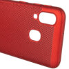 Ультратонкий дышащий чехол Grid case для Samsung Galaxy A40 2019 (A405) – Красный 65202