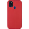 Кожаный чехол-книжка 360 с визитницей для Samsung Galaxy A21s – Красный 64805