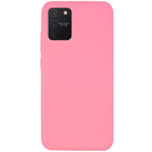 Чехол Silicone Cover Full without Logo (A) с микрофиброй для Samsung Galaxy S10 lite (G770F) – Розовый / Pink