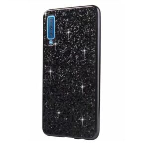 Чехол Shining Corners With Sparkles для Samsung Galaxy A7 2018 A750 – Black