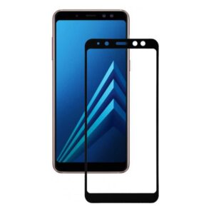 Защитное стекло 6D Full Glue Cover Glass на весь экран для Samsung Galaxy A8 2018 (A530) – Black