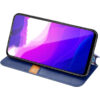 Кожаный чехол-книжка GETMAN Cubic для Samsung Galaxy A32 5G – Синий 67931