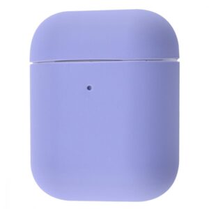 Чехол для наушников Silicone Case Ultra Slim для Apple Airpods 2 – Lavender gray