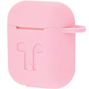 Чехол для наушников Silicone Case для Apple Airpods – Light pink