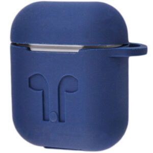 Чехол для наушников Silicone Case для Apple Airpods – Midnight blue