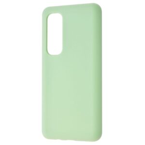 Чехол Silicone Case WAVE Full с микрофиброй для Xiaomi Mi Note 10 Lite – Mint gum