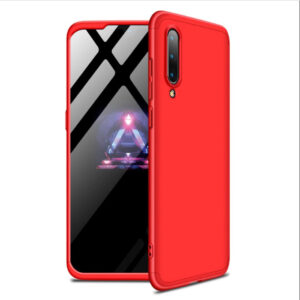 Матовый пластиковый чехол GKK 360 градусов для Xiaomi Mi 9 SE – Красный