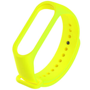 Ремешок для фитнес-браслета Xiaomi Mi Band 3 / 4 – Желтый / Neon Yellow