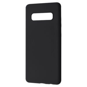 Чехол Silicone Case WAVE Full с микрофиброй для Samsung Galaxy S10 (G973) – Black