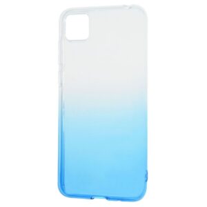 Чехол TPU Gradient Design для Huawei Y5P / Honor 9S – White blue