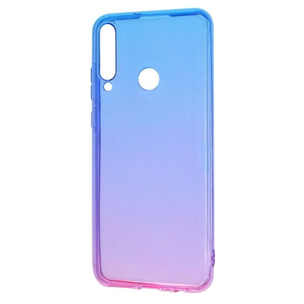 Чехол TPU Gradient Design для Huawei Y6P – Blue pink