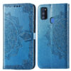 Кожаный чехол-книжка Art Case с визитницей для Samsung Galaxy M30s / M21 – Синий 65569